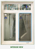 Casement Window 60" Wide x 78" Tall-With Transom.