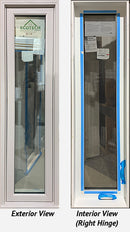 Casement Window 17 3/8" Wide x 73 1/4" Tall Triple Glazed Sandlewood.-2