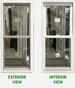 Double Hung Window 26" Wide x 56" Tall.