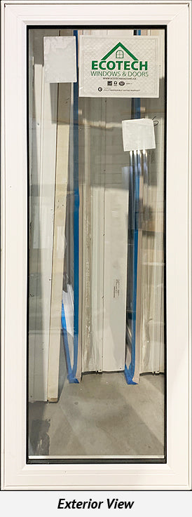 Fixed Window 23 5/8" Wide x 62 3/4" Tall.