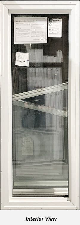 Fixed Window 23 5/8" Wide x 62 3/4" Tall. - 0