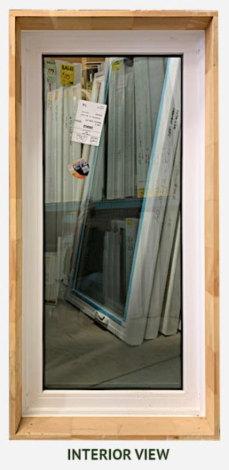 Fixed Window 26 ¾" Wide x 54 ¾" Tall-Brown Exterior.