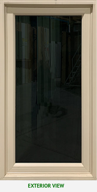 Fixed Window 30" Wide x 58" Tall-DARK PRIVACY GLASS.