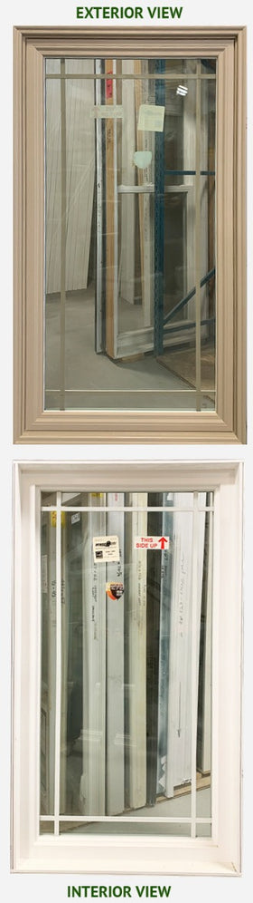 Fixed Window 33 3/4" Wide x 61 3/4" Tall.