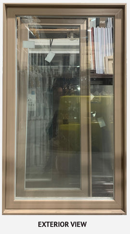 Fixed Picture Window 37 1/2" Wide x 63 1/2" Tall - TAN Exterior.