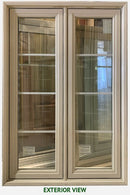Fixed Window 2-Section 38" Wide x 57 1/2" Tall-Sandlewood.-1