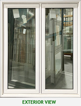 Fixed Window 2-Section 50 1/2" Wide x 60 3/4" Tall.