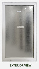 Fixed Window Frosted Glass 26" Wide x 43 ½" Tall.-1