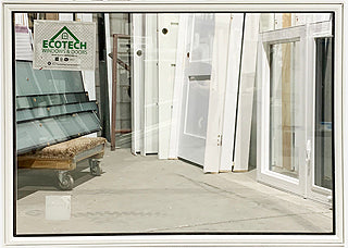 FIXED PICTURE WINDOW 55 1/2" WIDE X 40" TALL.