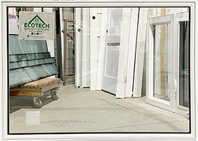 FIXED PICTURE WINDOW 55 1/2" WIDE X 40" TALL.