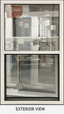 Single Hung Window 40 1/4 x 66 3/4 Triple Glazed.