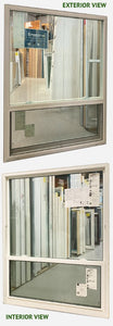 Single Hung Oriel Style Window 44 1/2" x 57".