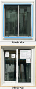 Side Sliding Window 33" Wide x 37 5/8" Tall, Triple Glazed.