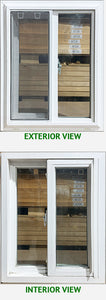 Side Sliding Window 19 1/2" Wide x 24 1/2" Tall.
