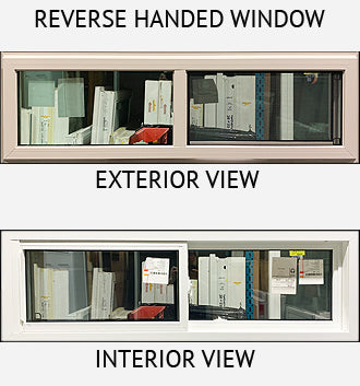 Side Sliding Window 55 1/8" x 17 1/2" Sandlewood Exterior. - 0