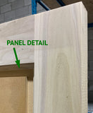 Raised 1 Panel Doors Paint Grade Poplar 1 3/4" Thick